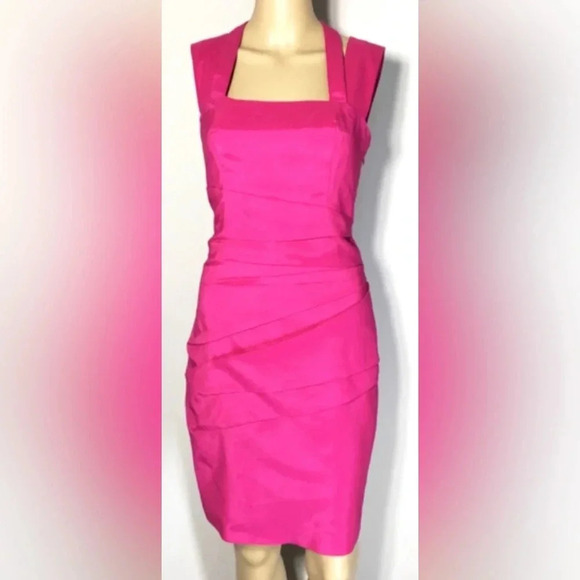 Express rouched strappy sexy midi dress - Picture 9 of 14